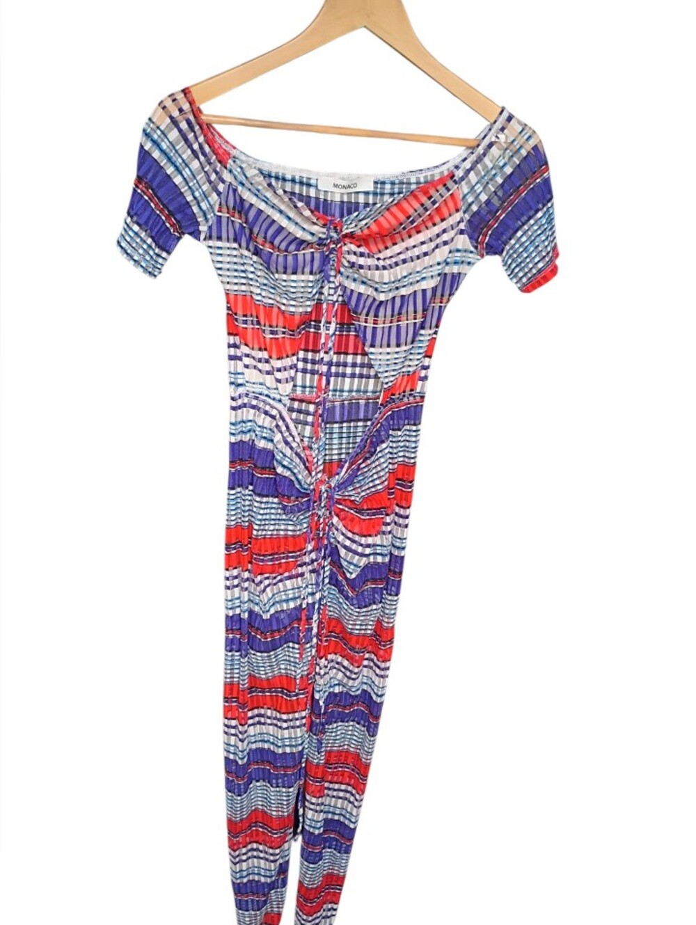 Club Monaco Striped Vibrant Jumpsuit